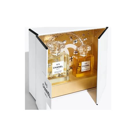 cofanetto chanel con 2 profum|N°5 COFFRET N°5 EAU DE PARFUM 100 ML E N°5 IL .